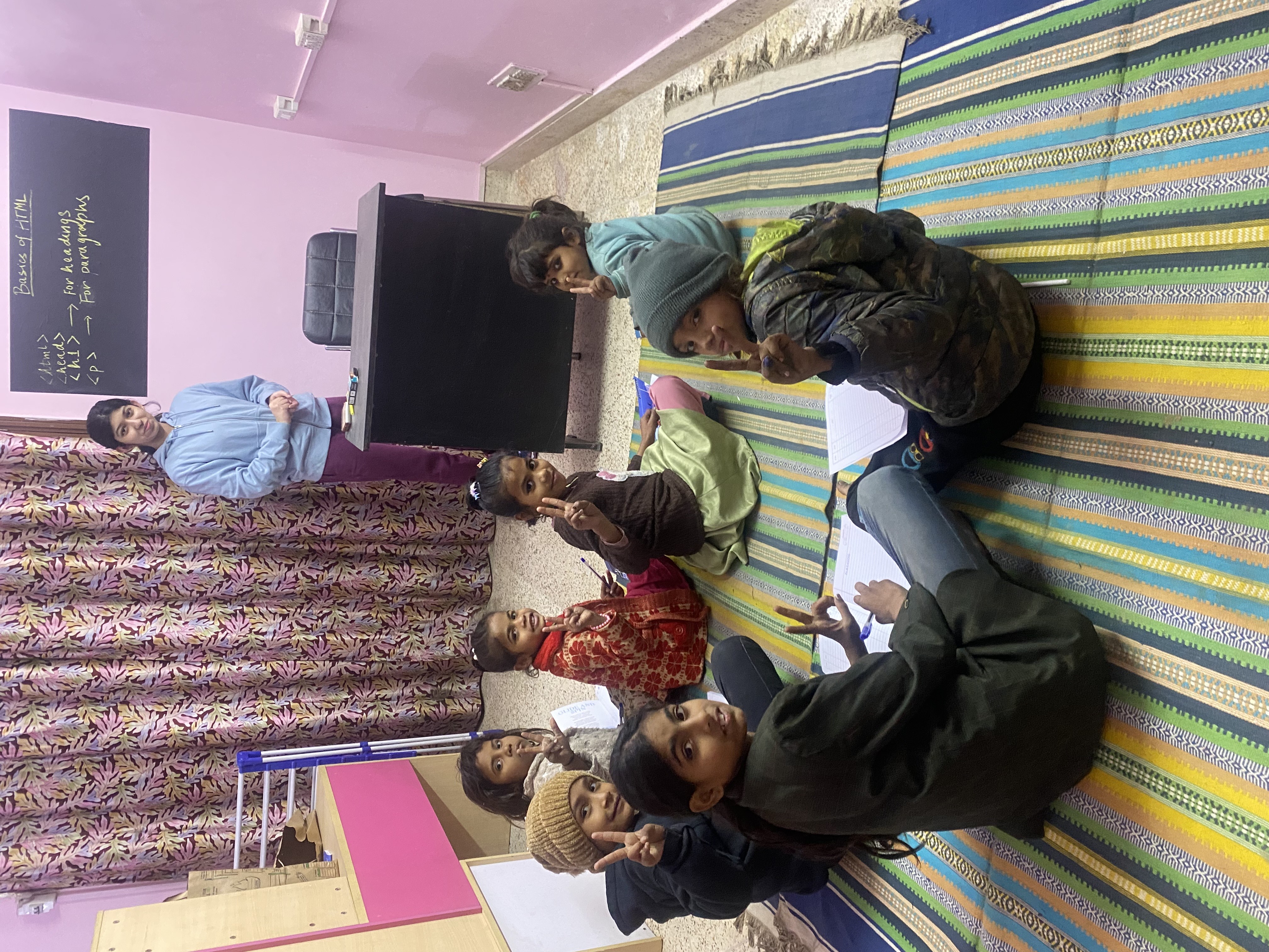 Group classroom moment